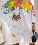 Paint Splatter Romper