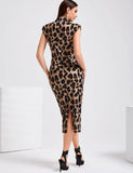 Leopard Pencil Dress